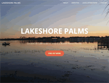 Tablet Screenshot of lakeshorepalms.com
